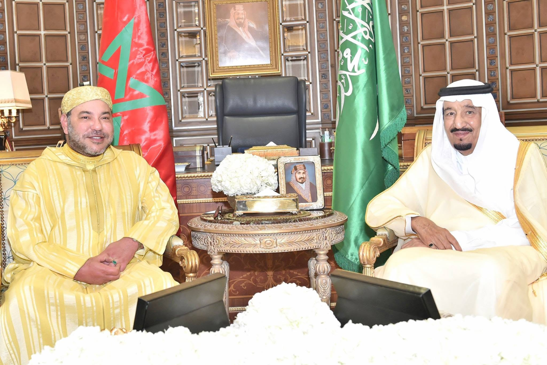 جلالة الملك يهنئ خادم الحرمين الشريفين